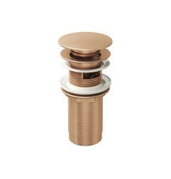 Praustuvo sifono vožtuvas Ravak Click-Clack, Rose Gold Brushed