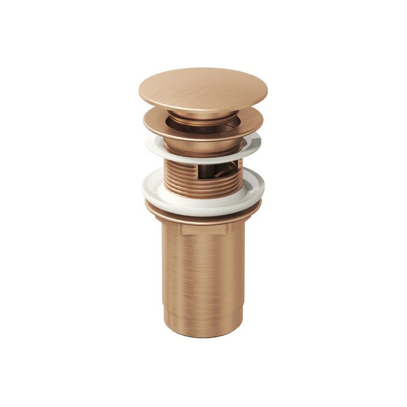 Praustuvo sifono vožtuvas Ravak Click-Clack, Rose Gold Brushed