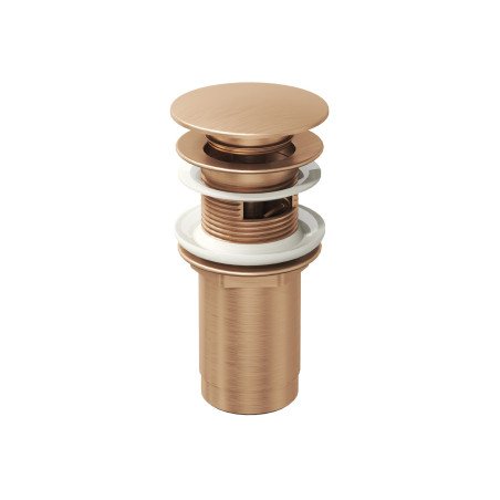 Praustuvo sifono vožtuvas Ravak Click-Clack, Rose Gold Brushed
