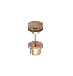 Praustuvo sifono vožtuvas Ravak Click-Clack, Rose Gold Brushed