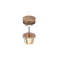 Praustuvo sifono vožtuvas Ravak Click-Clack, Rose Gold Brushed