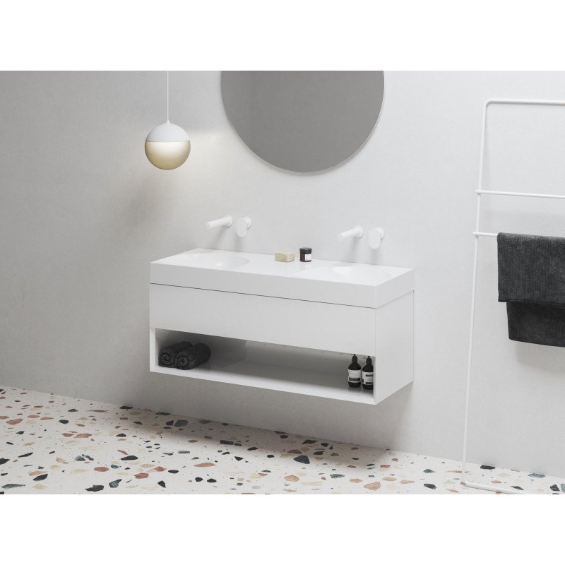 Spintelė po praustuvu Ravak SD Lite 120, balta