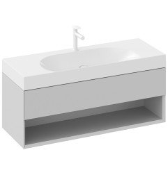 Praustuvas Ravak Lite 120/80 S, su skyle maišytuvui, be perpylimo
