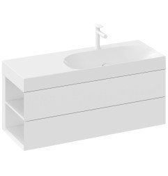 Praustuvas Ravak Lite 120/80, K, su skyle maišytuvui, be perpylimo