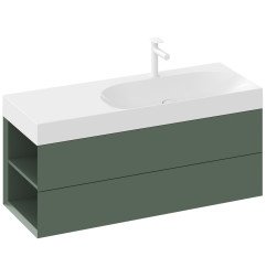 Praustuvas Ravak Lite 120/80, K, su skyle maišytuvui, be perpylimo