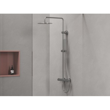 Stacionari dušo sistema Ravak Spring su termostatiniu maišytuvu, SG 091.00CR, chromas