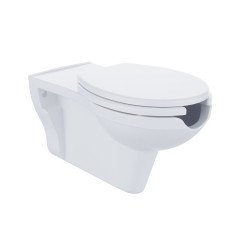 Pakabinamas WC Ravak Safe RimOff, pailgintas, baltas su Soft-Close dangčiu