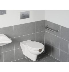 Pakabinamas WC Ravak Safe RimOff, pailgintas, baltas su Soft-Close dangčiu