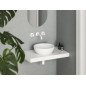 Praustuvas Ravak Uni 40 B Slim, baltas matinis Praustuvas Ravak Uni 40 B Slim, baltas matinis
