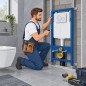 Potinkinio WC rėmo montavimas Potinkinio WC rėmo montavimas