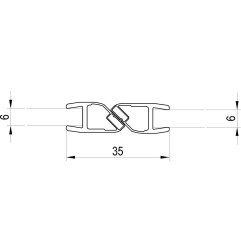 Ravak Pivot / Nexty magnetai, Magnetinių tarpinių komplektas 180° Pivot, Nexty