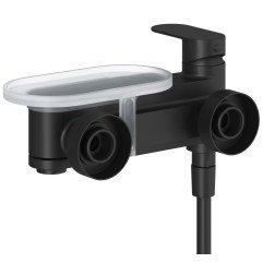Lentynėlė maišytuvui Ravak Chrome II, permatoma balta