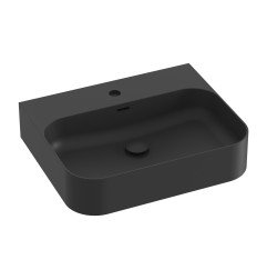 Praustuvas Ravak Ceramic Slim Wall R 55 N, pakabinamas, juodas matinis