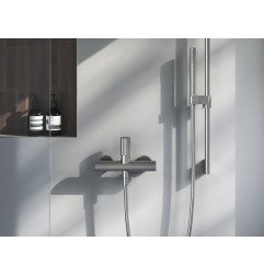 Rankinė dušo galva Ravak Chrome, 957.30SSB, 1 funkcija, spalva šlifuoto nerūdijančio plieno