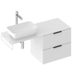 Spintelė po praustuvu Ravak SD Comfort II, 60 cm, balta