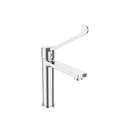 Praustuvo maišytuvas Ravak Safe, aukštis 230 mm, prailginta rankenėle, be dugno vožtuvo, chromas