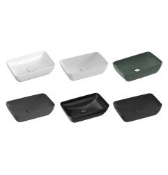 Praustuvas Ravak Uni 50 R Slim, baltas matinis
