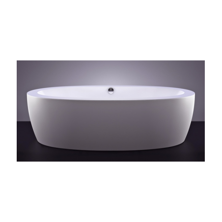 Akmens masės vonia Vispool Festa, 204x110 balta su apdailomis 1