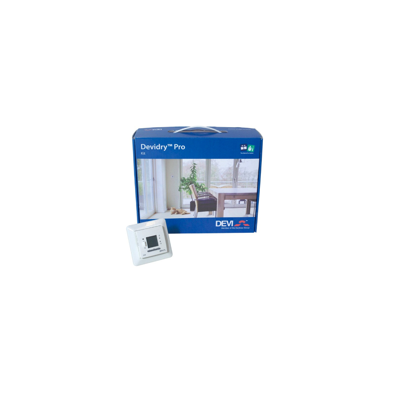 Termostatas DEVI Devidry Pro Kit, 55 potinkinis