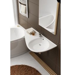 Lietas praustuvas Ravak Avocado, L 85 cm su persipylimu 1