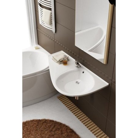 Lietas praustuvas Ravak Avocado, L 85 cm su persipylimu 1