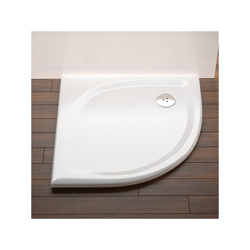 Lietas dušo padėklas Ravak Elipso Pro Flat, 90 baltas