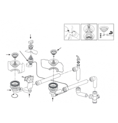 Ventilis FRANKE plautuvės LIX 651, MOX 651, MOX 660, EFX 651-78, d 3''1/2, ekscentrinis 1