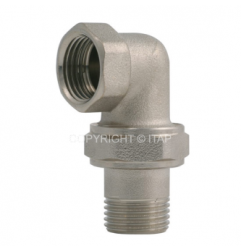 Žalvarinis chromuotas išardomas sujungimas, d , 3/4'', kampu 1