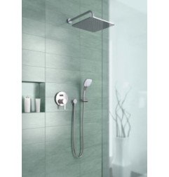 Stacionarios dušo galvos laikiklis Ideal Standard IdealRain, iš sienos 300 mm, chromuota 3