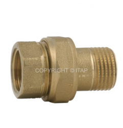 Žalvarinis išardomas sujungimas, tiesus, d , 1/2'' 1