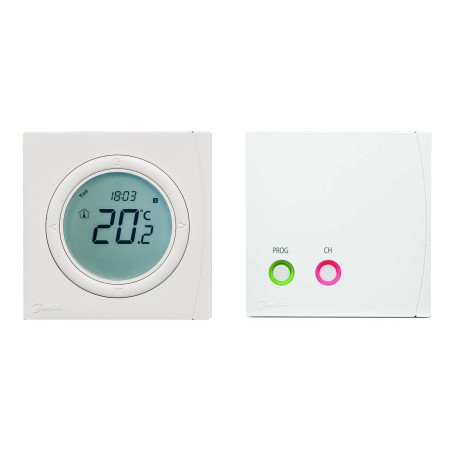 Programuojamas patalpos termostatas Danfoss, TP5001RF+RX1-S belaidis 1