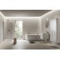 Aukšta spintelė Ravak SB Chrome II 390, R balta, rankena 152 mm, chrom