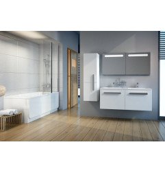 Veidrodis Ravak Chrome su apšvietimu, 70 cm baltas