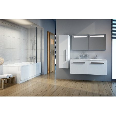 Veidrodis Ravak Chrome su apšvietimu, 70 cm baltas