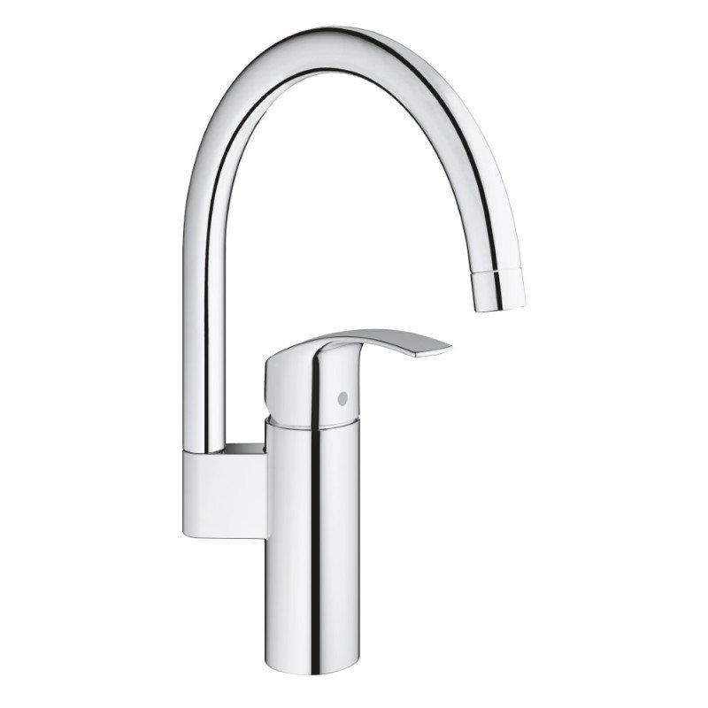 Plautuvės maišytuvas GROHE Eurosmart New aukštu čiaupu