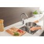 Plautuvės maišytuvas GROHE Eurosmart New aukštu čiaupu