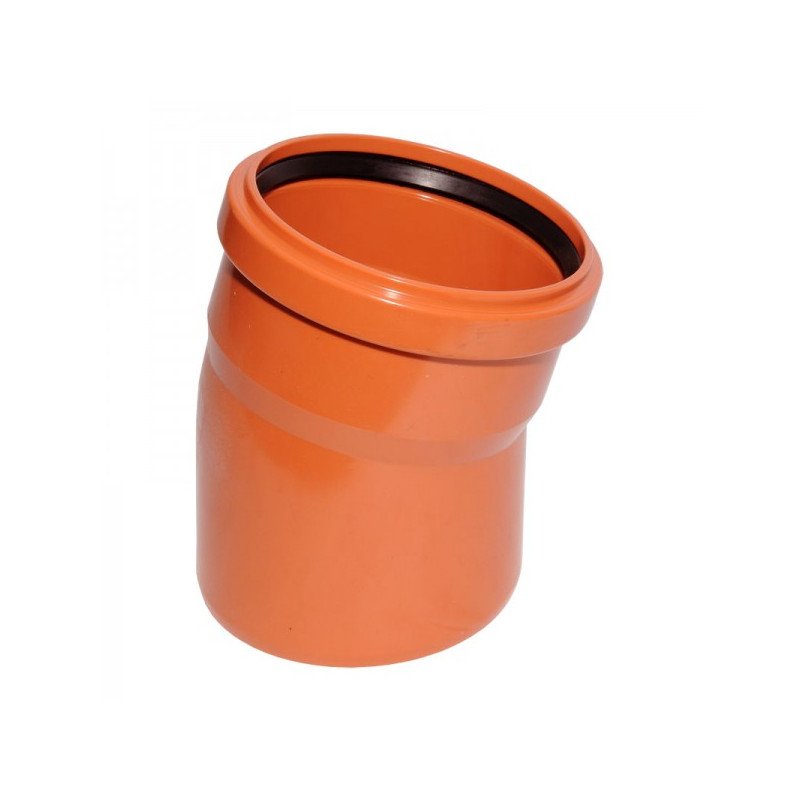 Lauko kanalizacijos alkūnė Wavin, d , 160, 15*