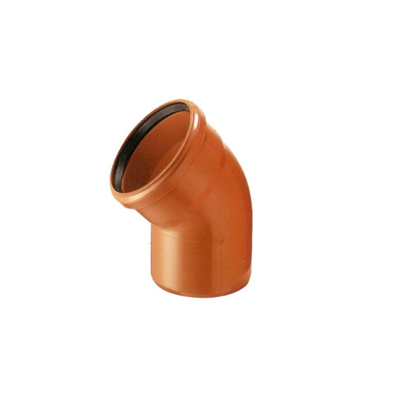 Lauko kanalizacijos alkūnė Wavin, d , 160, 45*