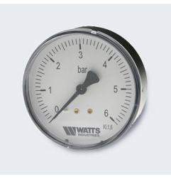 Manometras 1/4'' 16barų paj.viduryje MDA 63/16 1