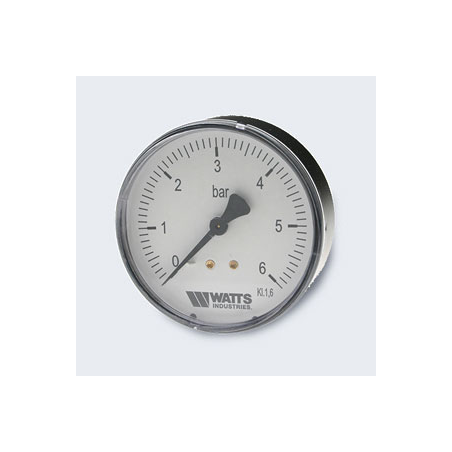 Manometras 1/4'' 16barų paj.viduryje MDA 63/16 1