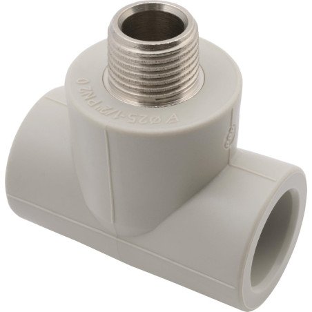 Lituojamas trišakis FV-Plast PPR, su išoriniu sriegiu, d20-1/2 1