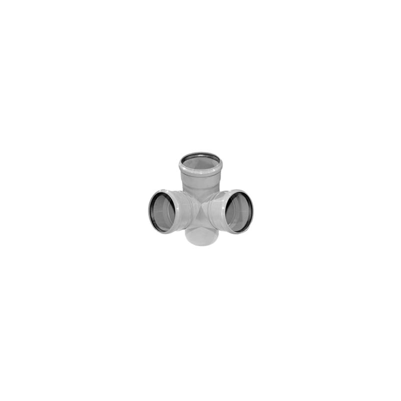 Vidaus kanalizacijos keturšakis WAVIN OPTIMA, erdvinis, d 110, 67*