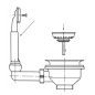 Ventilis FRANKE plautuvės ROL/ROX/RON 610-41, d 3''1/2, užkemšamas