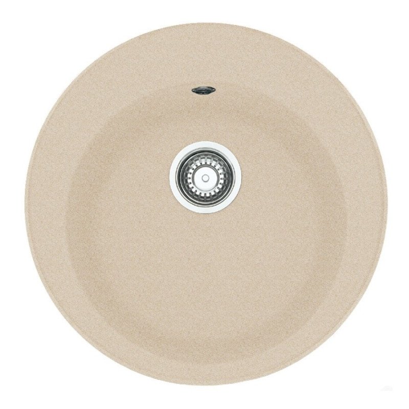 Granitinė plautuvė Franke Ronda, ROG 610-41, užkemšamas ventilis, Beige