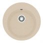 Granitinė plautuvė Franke Ronda, ROG 610-41, užkemšamas ventilis, Beige