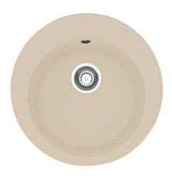 Granitinė plautuvė Franke Ronda, ROG 610-41, ekscentrinis ventilis, Beige 1