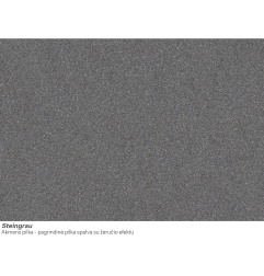 Granitinė plautuvė Franke Ronda, ROG 610-41, ekscentrinis ventilis, Steingrau