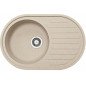Granitinė plautuvė Franke Ronda, ROG 611, užkemšamas ventilis, Beige