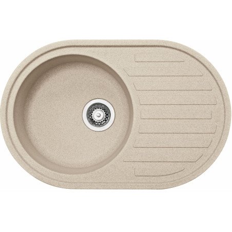 Granitinė plautuvė Franke Ronda, ROG 611, ekscentrinis ventilis, Beige 1