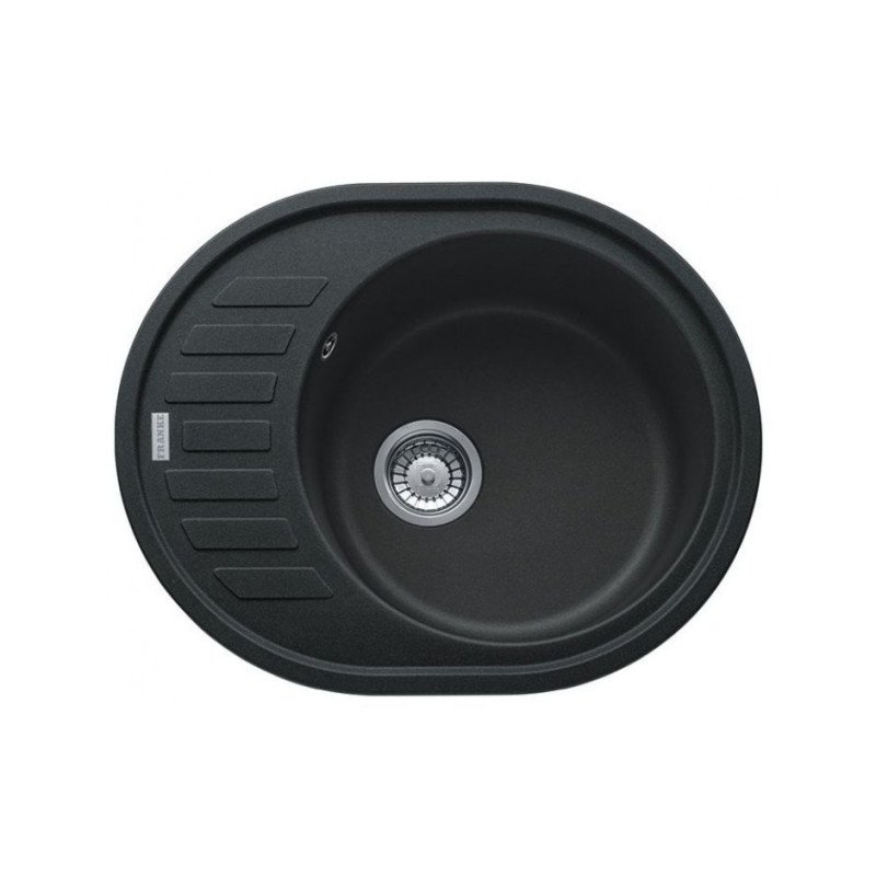 Granitinė plautuvė Franke Ronda, ROG 611-62, užkemšamas ventilis, Onyx Granitinė plautuvė Franke Ronda, ROG 611-62, užkemšamas ventilis, Onyx